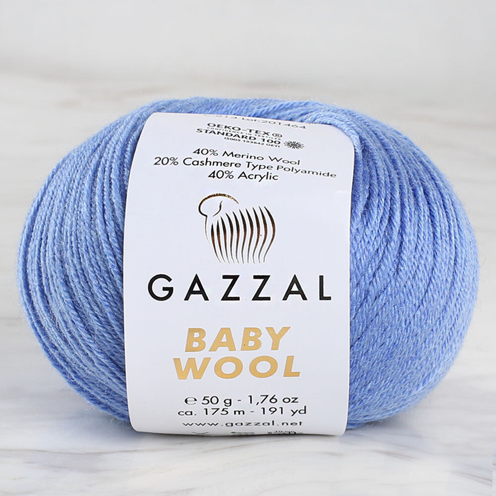 Gazzal Baby Wool Mavi Bebek Yünü - 813